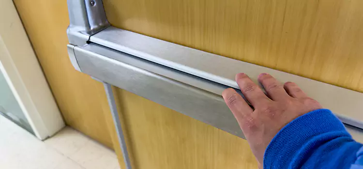 Installing a Push Bar on a Door Corcoran